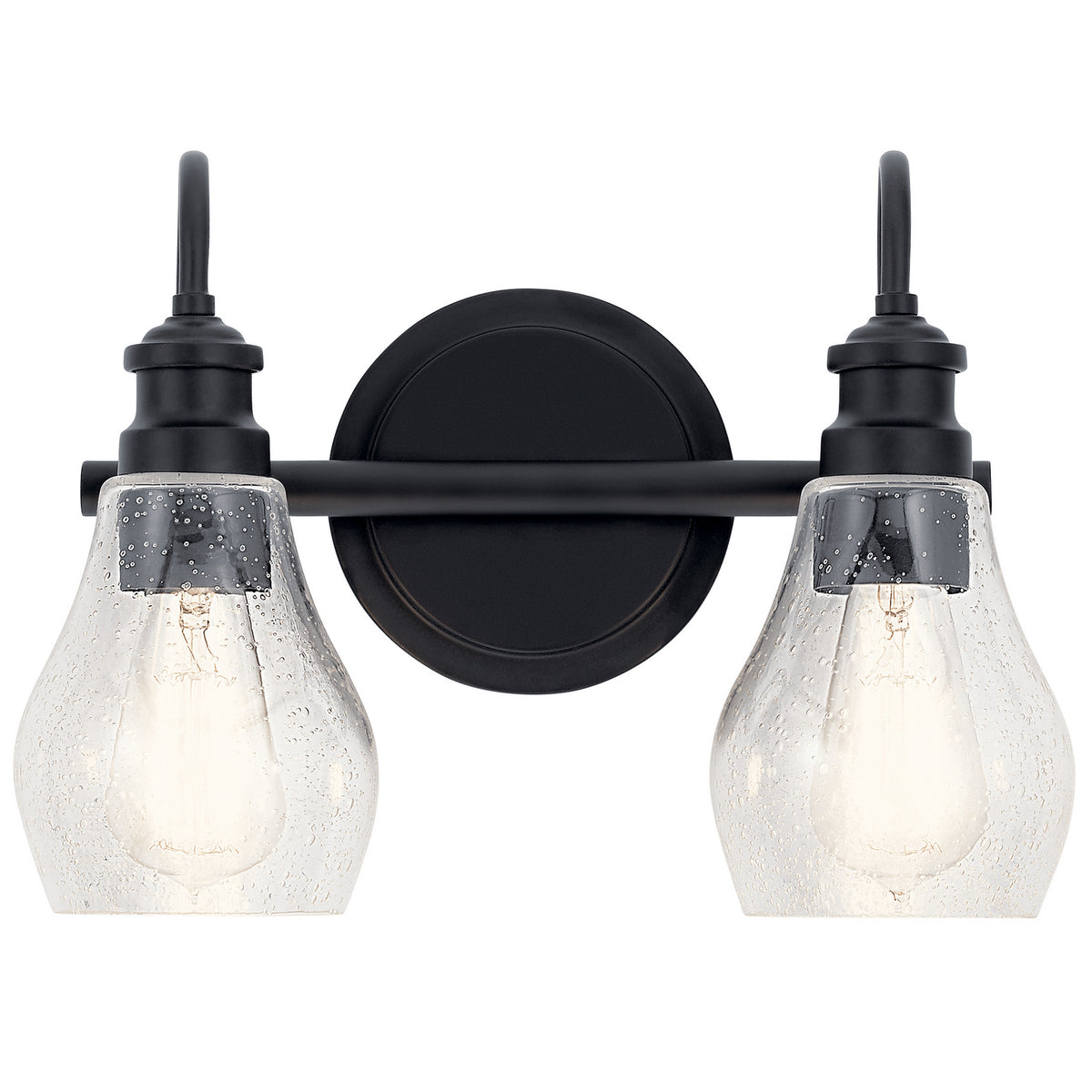 KICHLER 45391BK Greenbrier 2 Light Vanity Light Black