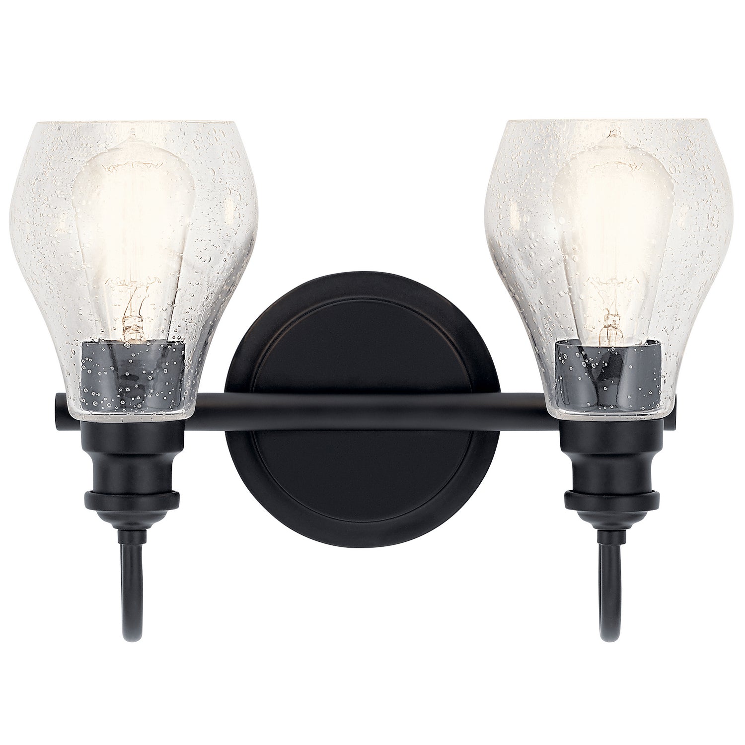 KICHLER 45391BK Greenbrier 2 Light Vanity Light Black