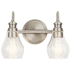 KICHLER 45391NI Greenbrier 2 Light Vanity Light Nickel