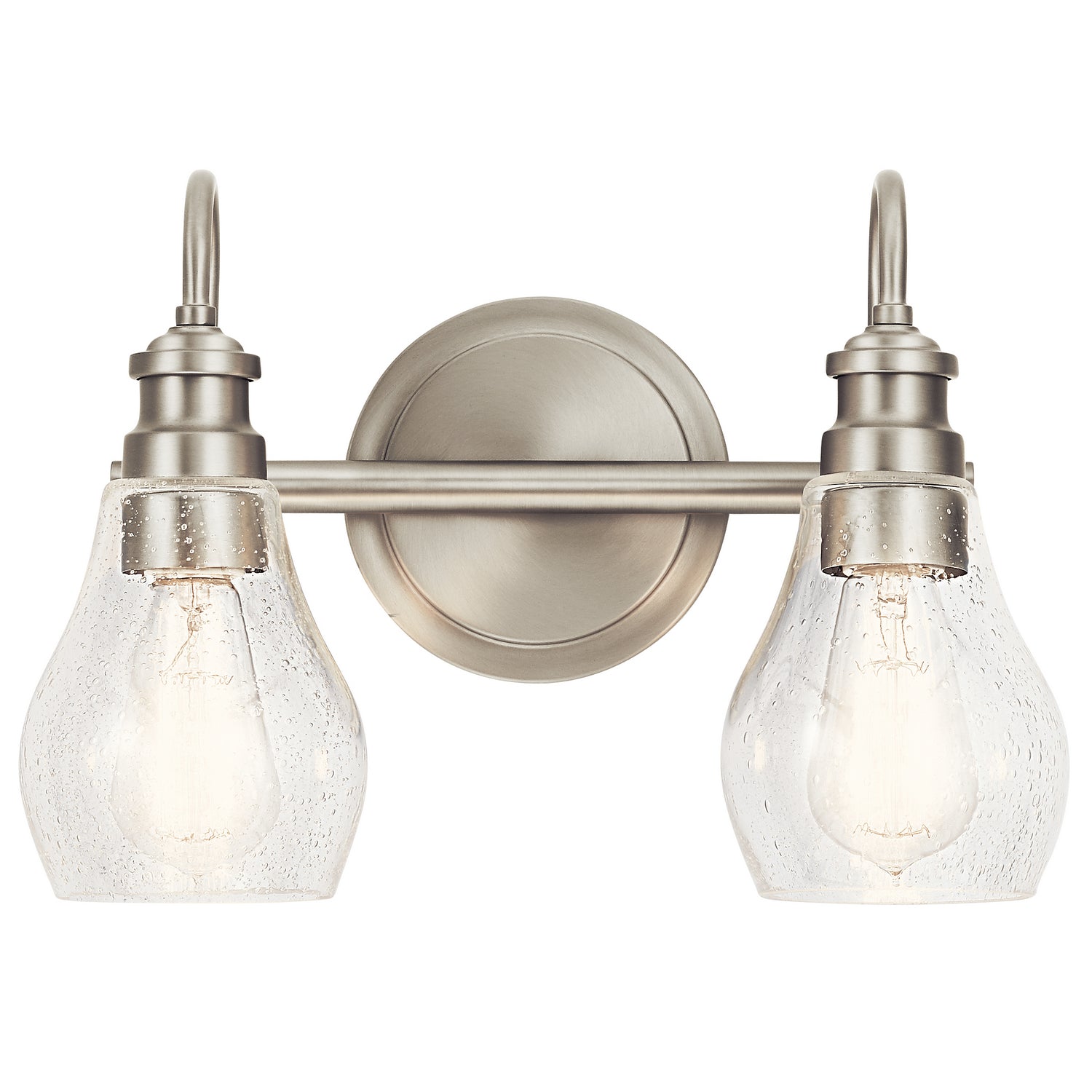 KICHLER 45391NI Greenbrier 2 Light Vanity Light Nickel