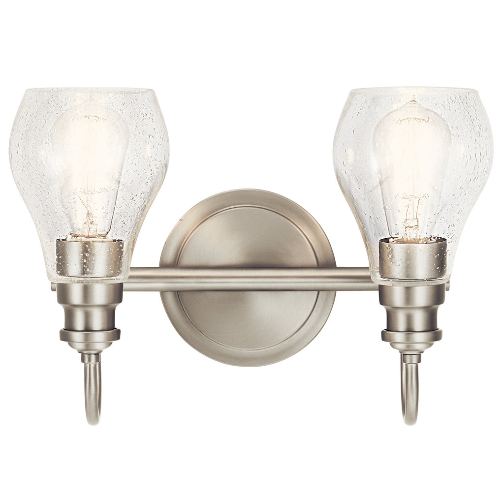 KICHLER 45391NI Greenbrier 2 Light Vanity Light Nickel