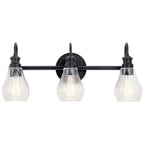 KICHLER 45392BK Greenbrier 3 Light Vanity Light Black
