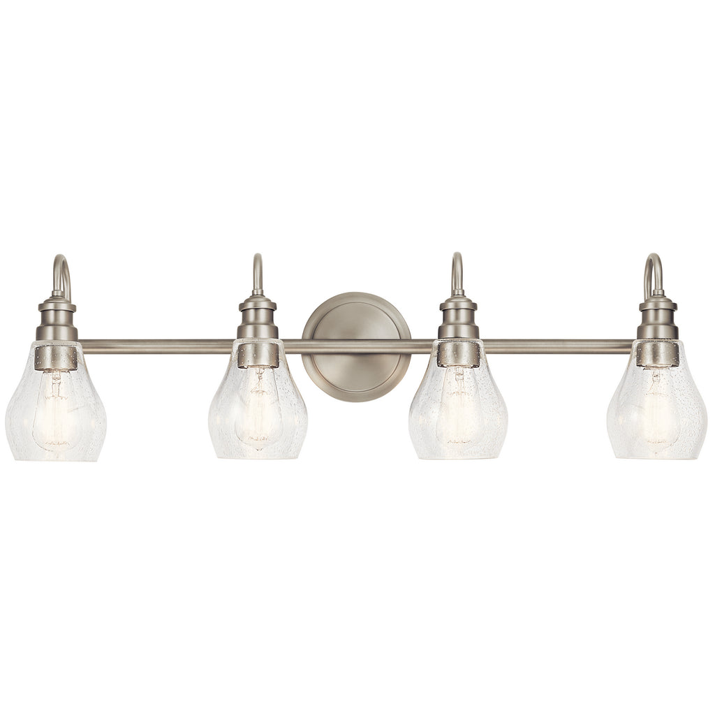 KICHLER 45393NI Greenbrier 4 Light Vanity Light Nickel