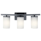 KICHLER 45497BK Crosby 3 Light Vanity Light Black