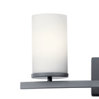 KICHLER 45497BK Crosby 3 Light Vanity Light Black
