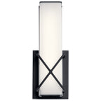 KICHLER 45656MBKLED Trinsic Led Wall Sconce Matte Black