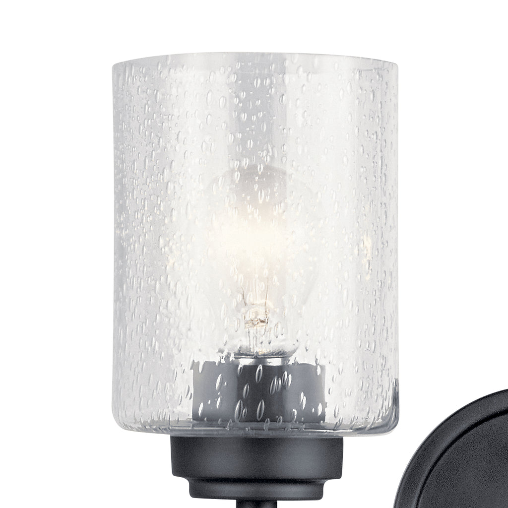 KICHLER 45885BK Winslow 2 Light Vanity Light Black