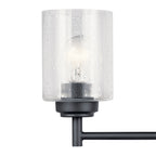 KICHLER 45887BK Winslow 4 Light Vanity Light Black