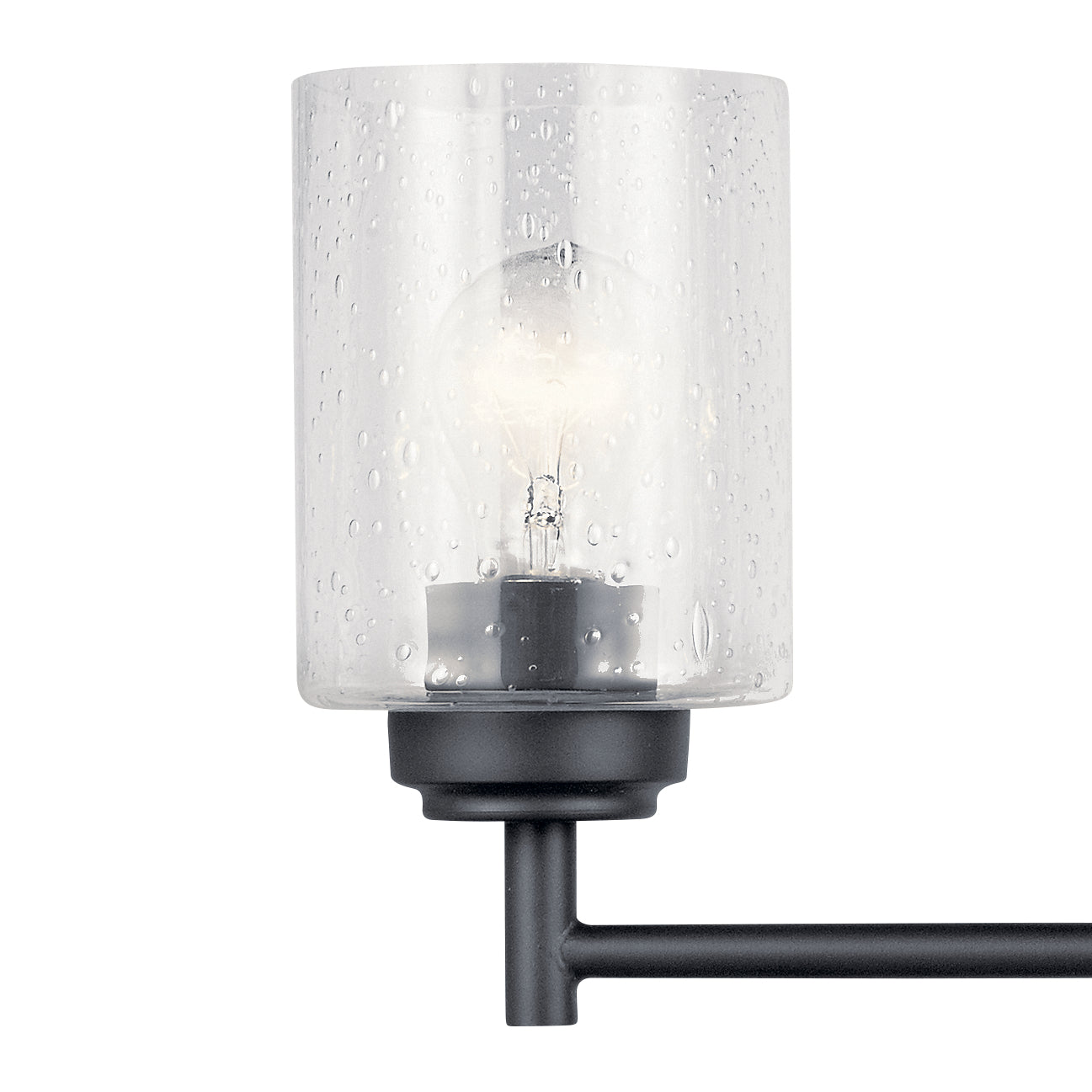 KICHLER 45887BK Winslow 4 Light Vanity Light Black