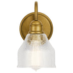 KICHLER 45971NBR Avery 1 Light Wall Sconce Natural Brass