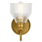 KICHLER 45971NBR Avery 1 Light Wall Sconce Natural Brass