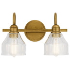 KICHLER 45972NBR Avery 2 Light Vanity Light Natural Brass