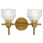 KICHLER 45972NBR Avery 2 Light Vanity Light Natural Brass