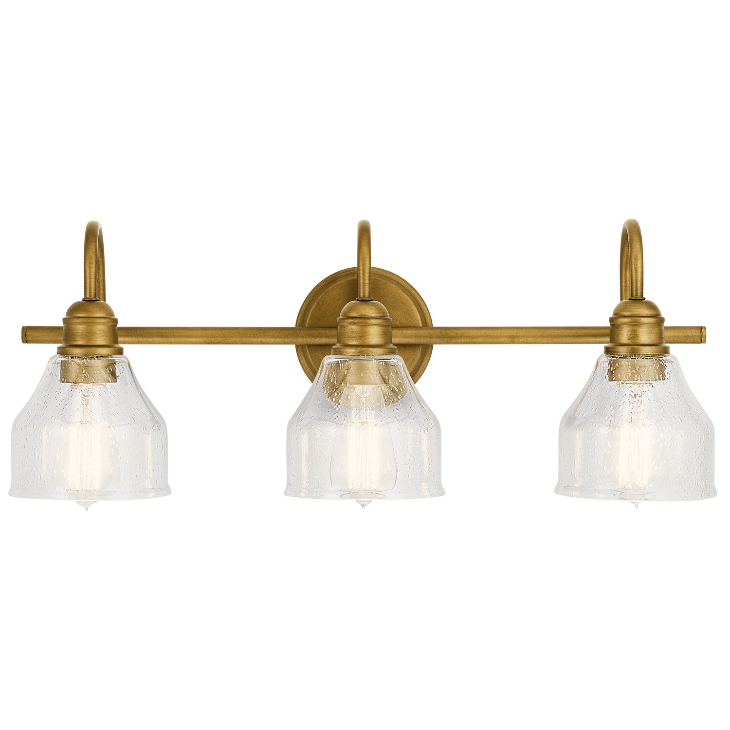 KICHLER 45973NBR Avery 3 Light Vanity Light Natural Brass