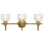KICHLER 45973NBR Avery 3 Light Vanity Light Natural Brass