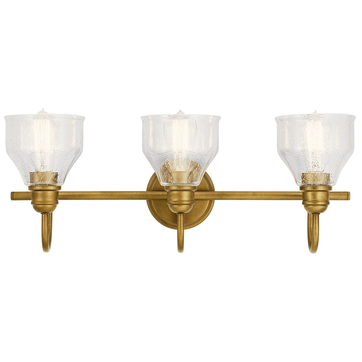 KICHLER 45973NBR Avery 3 Light Vanity Light Natural Brass