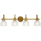 KICHLER 45974NBR Avery 4 Light Vanity Light Natural Brass