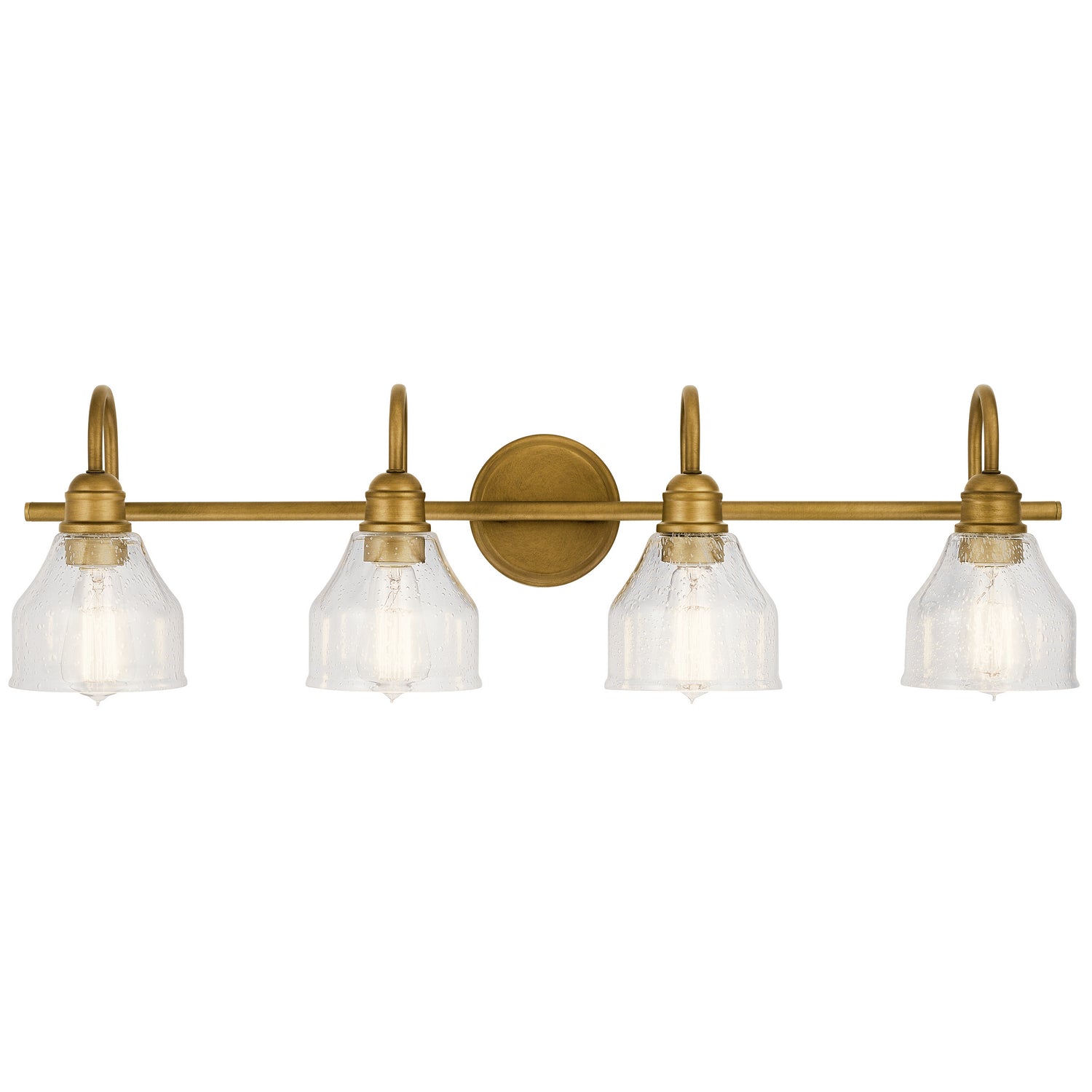 KICHLER 45974NBR Avery 4 Light Vanity Light Natural Brass