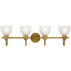 KICHLER 45974NBR Avery 4 Light Vanity Light Natural Brass