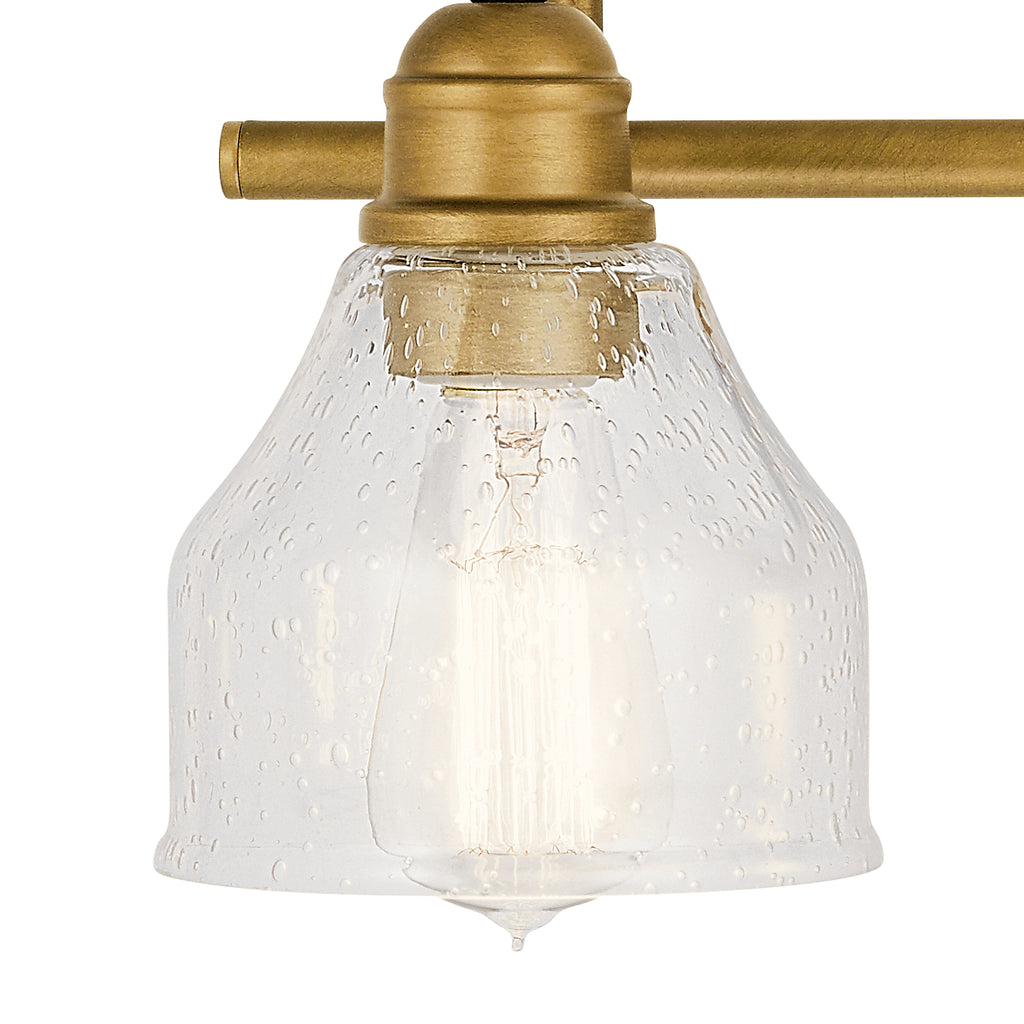 KICHLER 45974NBR Avery 4 Light Vanity Light Natural Brass