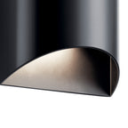 KICHLER 49278BKLED Wesley 1 Light Led Wall Light Architectural Black