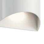 KICHLER 49278WHLED Wesley 1 Light Led Wall Light Architectural White