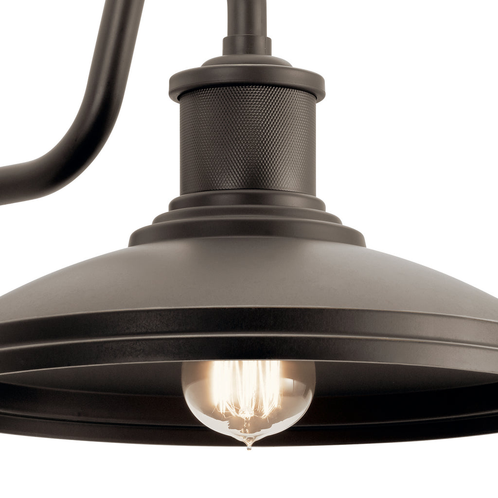 KICHLER 49980OZ Allenbury 12" 1 Light Wall Light Olde Bronze