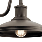 KICHLER 49980OZ Allenbury 12" 1 Light Wall Light Olde Bronze
