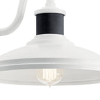 KICHLER 49980WH Allenbury 12" 1 Light Wall Light White