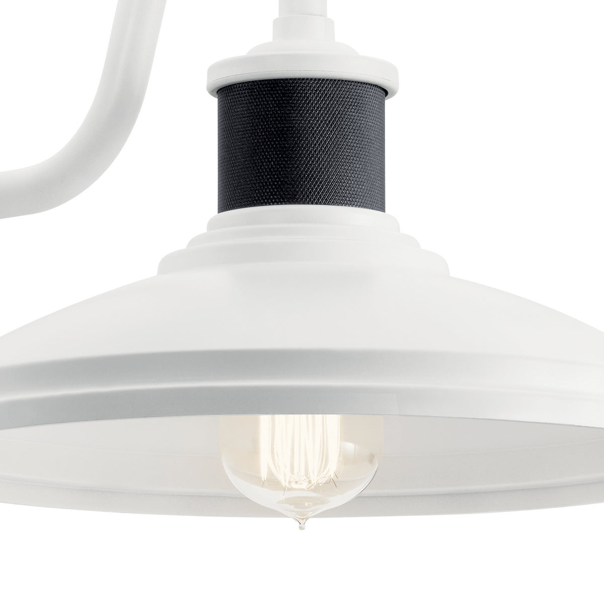 KICHLER 49980WH Allenbury 12" 1 Light Wall Light White