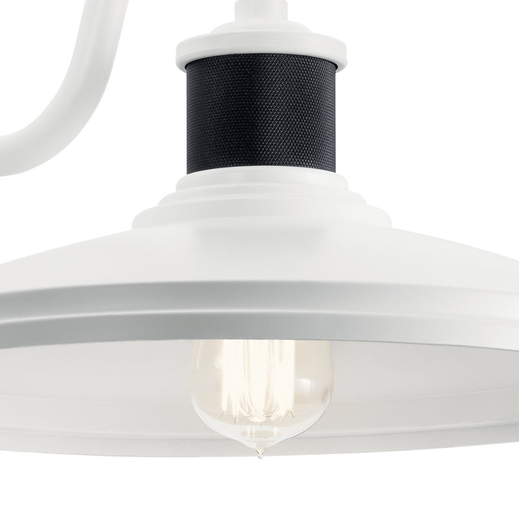 KICHLER 49981WH Allenbury 14" 1 Light Wall Light White