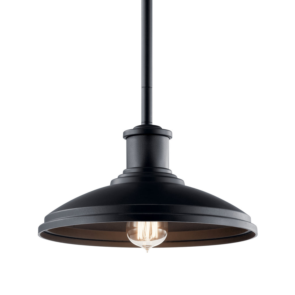 KICHLER 49982OZ Allenbury 1 Light Convertible Pendant Olde Bronze