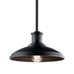 KICHLER 49982OZ Allenbury 1 Light Convertible Pendant Olde Bronze