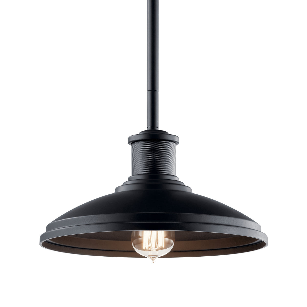 KICHLER 49982OZ Allenbury 1 Light Convertible Pendant Olde Bronze