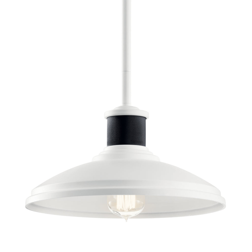 KICHLER 49982WH Allenbury 1 Light Convertible Pendant White