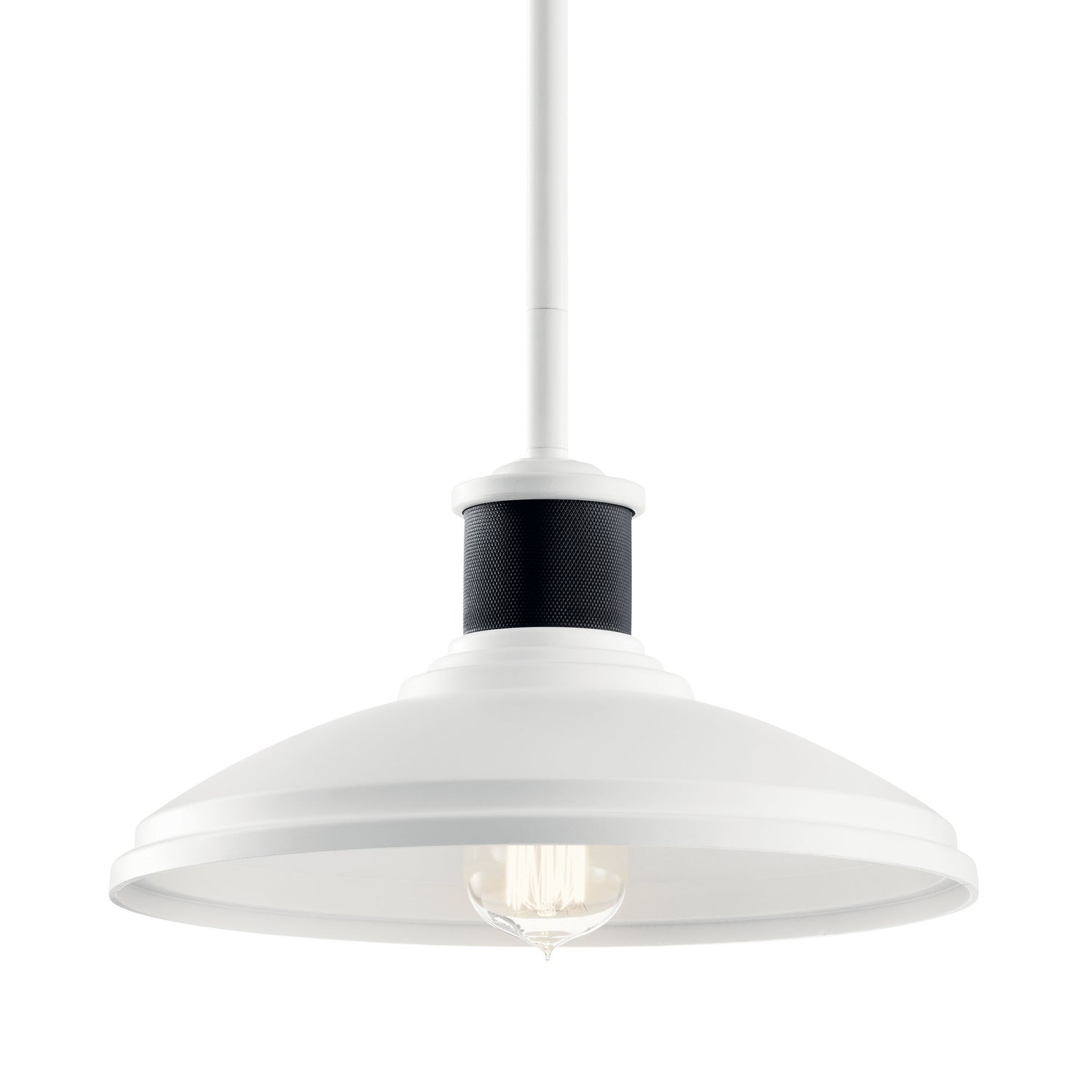 KICHLER 49982WH Allenbury 1 Light Convertible Pendant White