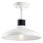 KICHLER 49982WH Allenbury 1 Light Convertible Pendant White
