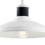 KICHLER 49982WH Allenbury 1 Light Convertible Pendant White