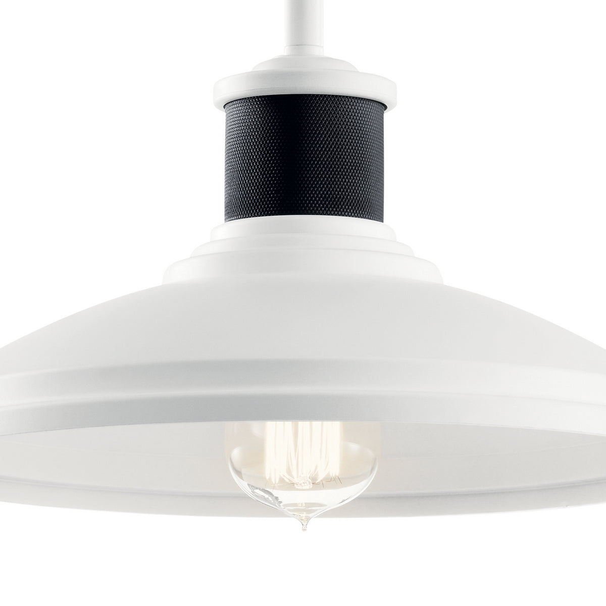 KICHLER 49982WH Allenbury 1 Light Convertible Pendant White