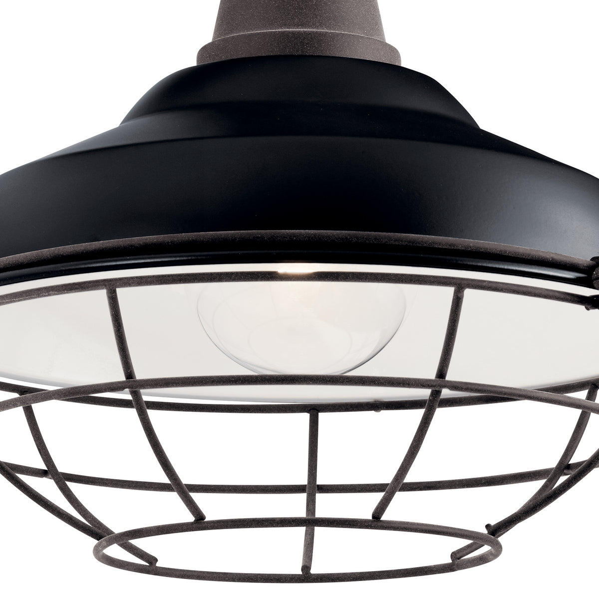 KICHLER 49990BK Pier 12" 1 Light Wall Light Black