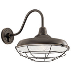 KICHLER 49991OZ Pier 16" 1 Light Wall Light Olde Bronze