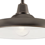 KICHLER 49991OZ Pier 16" 1 Light Wall Light Olde Bronze
