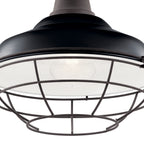 KICHLER 49992BK Pier 1 Light 12" Convertible Pendant Black