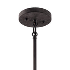 KICHLER 49992BK Pier 1 Light 12" Convertible Pendant Black