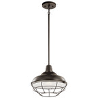 KICHLER 49992OZ Pier 1 Light 12" Convertible Pendant Olde Bronze