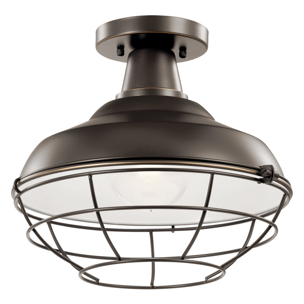 KICHLER 49992OZ Pier 1 Light 12" Convertible Pendant Olde Bronze