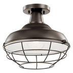 KICHLER 49992OZ Pier 1 Light 12" Convertible Pendant Olde Bronze