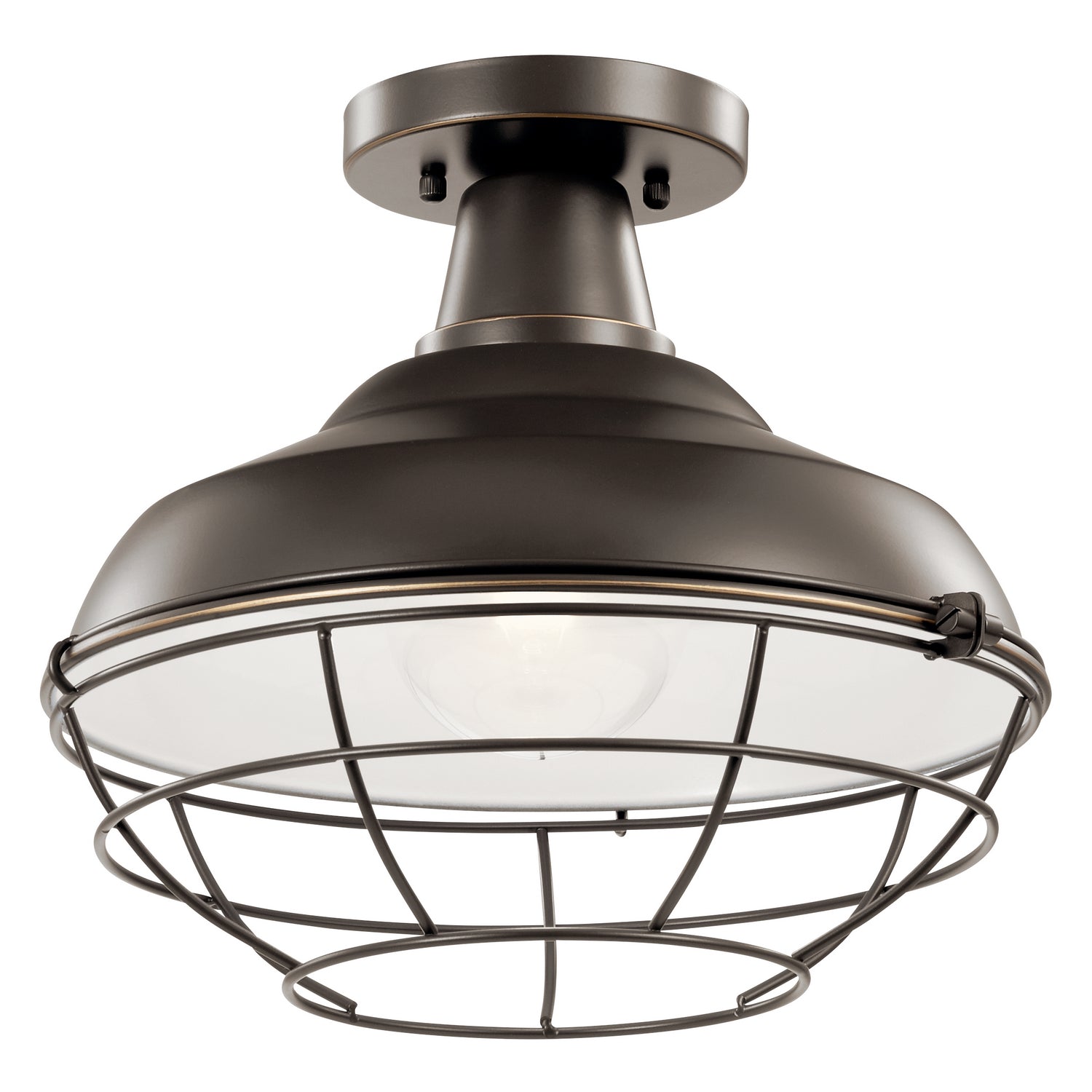 KICHLER 49992OZ Pier 1 Light 12" Convertible Pendant Olde Bronze