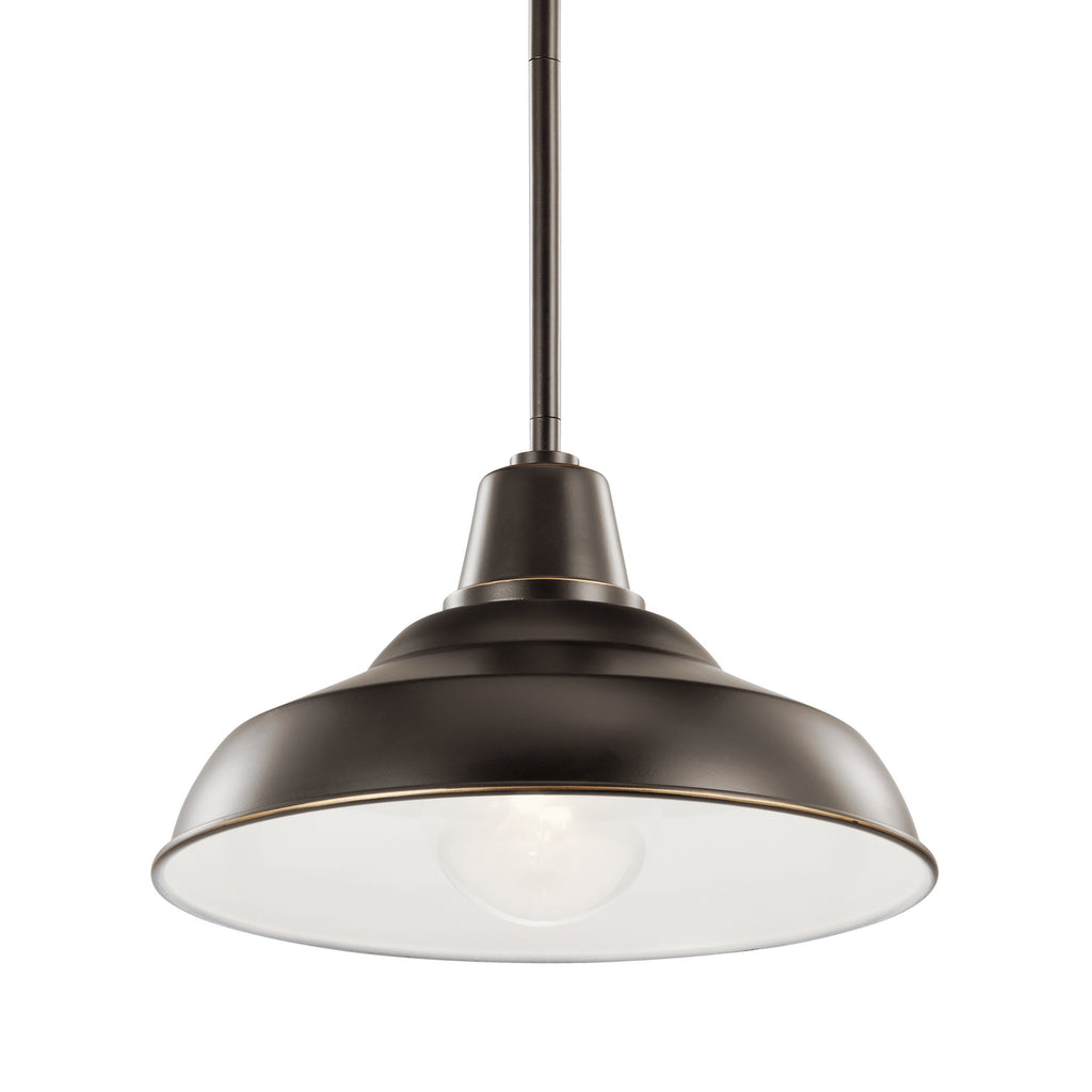 KICHLER 49992OZ Pier 1 Light 12" Convertible Pendant Olde Bronze