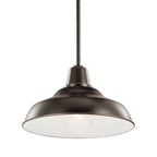 KICHLER 49992OZ Pier 1 Light 12" Convertible Pendant Olde Bronze